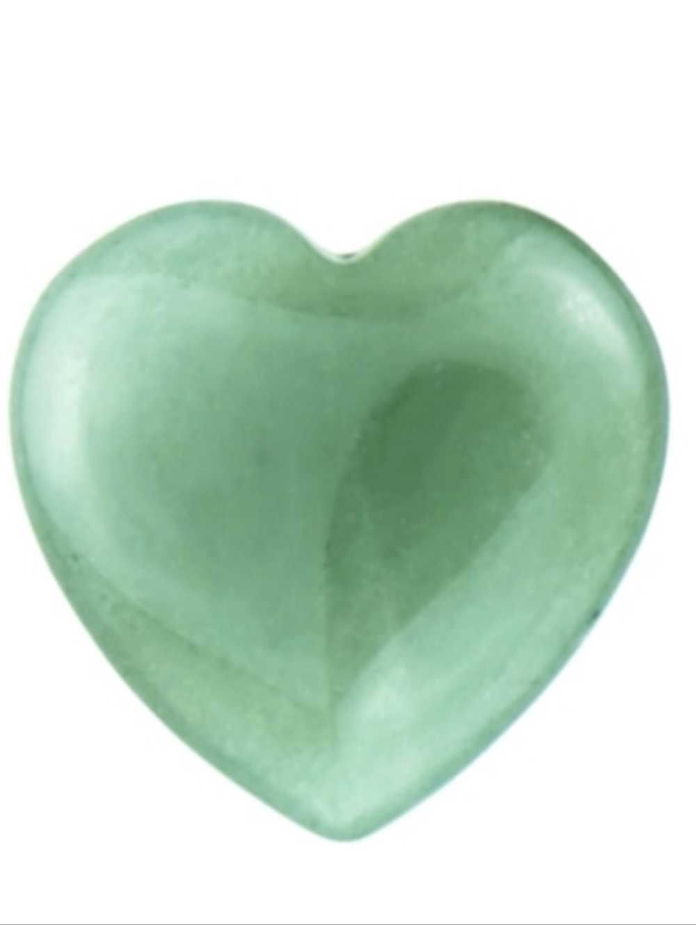 Green Aventurine Heart Shaped Stone Love Luck Carved Gemstone Hearts Pocket Gem